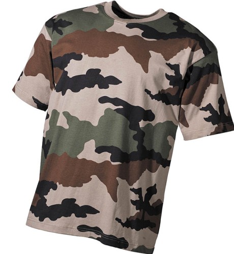 MFH US T-shirt, half sleeve, CCE camouflage, cotton 170 g/m²